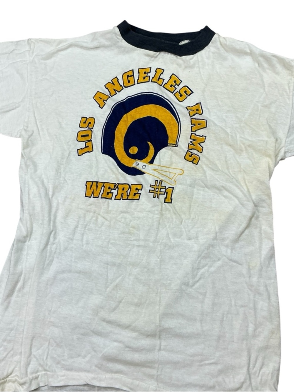 Vintage 70s/80s Los Angeles Rams NFL ringer T-shirt